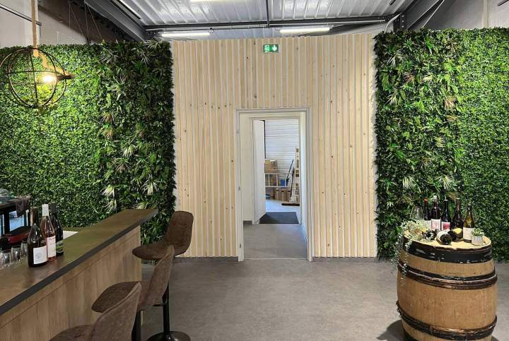 Verdure verticale sans entretien.