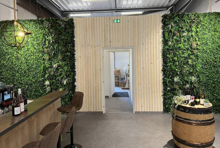 Mur végétal synthétique